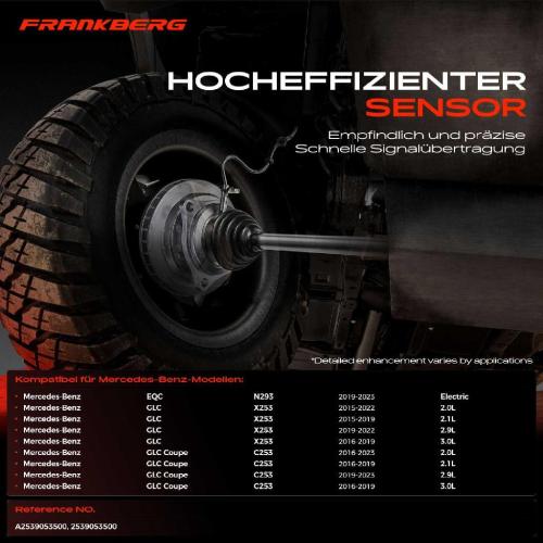 1x ABS Sensor Vorderachse links für Mercedes-Benz C-Klasse W205 Cabriolet A205 Coupe C205 T-Model S205 Bild 1x ABS Sensor Vorderachse links für Mercedes-Benz C-Klasse W205 Cabriolet A205 Coupe C205 T-Model S205