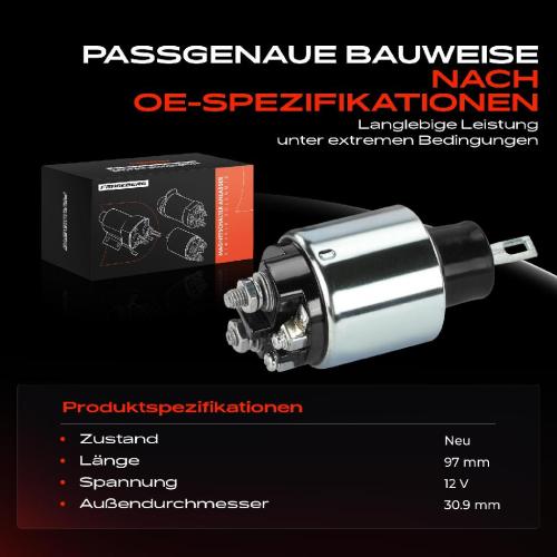 1x Magnetschalter Starter für Mercedes-Benz W123 S123 W126 W460 2.5L 2.7L Bild 1x Magnetschalter Starter für Mercedes-Benz W123 S123 W126 W460 2.5L 2.7L