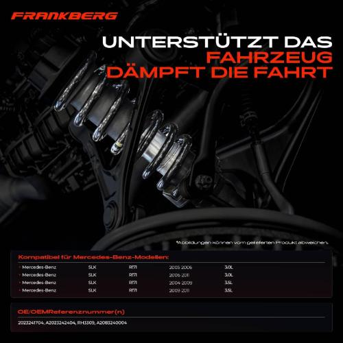 2x Fahrwerksfeder Vorderachse für Mercedes-Benz SLK R171 3.0L 3.5L 2004-2011 Bild 2x Fahrwerksfeder Vorderachse für Mercedes-Benz SLK R171 3.0L 3.5L 2004-2011
