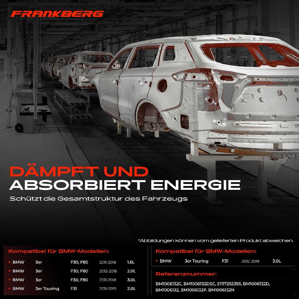 1x Stossfänger Stoßstangenträger für BMW 3er F30 F80 3er Touring F31