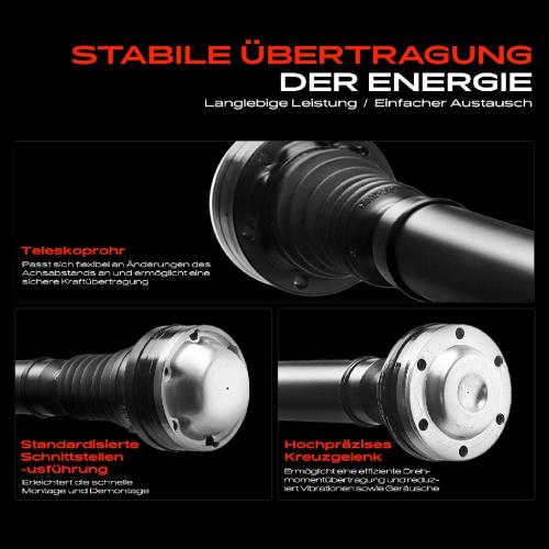 1x Kardanwelle Gelenkwelle Vorderachse für Jeep Commander Grand Cherokee III 3.7L 4.7L 5.6L 2005-2010 Bild 1x Kardanwelle Gelenkwelle Vorderachse für Jeep Commander Grand Cherokee III 3.7L 4.7L 5.6L 2005-2010