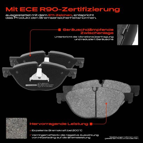 4x Bremsbeläge Vorderachse für BMW F10 F07 F11 F06 F12 F13 F01 F02 F03 F04 2009-2018 Bild 4x Bremsbeläge Vorderachse für BMW F10 F07 F11 F06 F12 F13 F01 F02 F03 F04 2009-2018