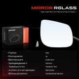 1x Spiegelglas Außenspiegel rechts für KIA Picanto TA 1.0L 1.2L 2011-2017