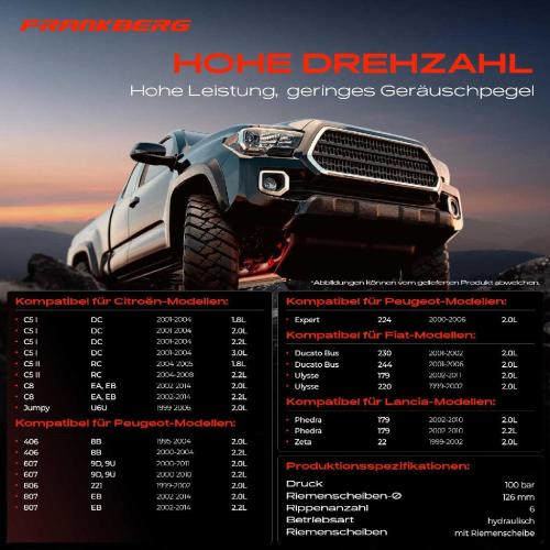 1x Servopumpe hydraulisch für Peugeot 406 607 Expert Citroën C5 I II Jumpy Bild 1x Servopumpe hydraulisch für Peugeot 406 607 Expert Citroën C5 I II Jumpy