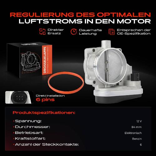 Frankberg 1x Drosselklappe Drosselklappenstutzen für BMW 5er E60 E61 6er E63 7er X5 E70 4.0L 4.8L 2005-2010 Bild Frankberg 1x Drosselklappe Drosselklappenstutzen für BMW 5er E60 E61 6er E63 7er X5 E70 4.0L 4.8L 2005-2010