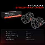 2x Fahrwerksfeder Hinterachse für VW Transporter III 24 25 1.6-2.1L 1979-1982