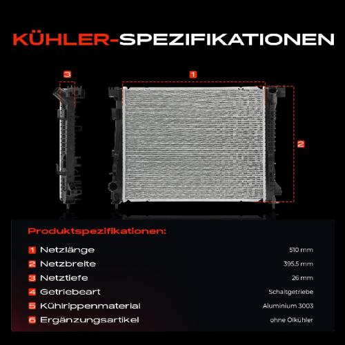 1x Kühler Wasserkühler Motorkühler für Dacia Jogger RK Sandero III 1.0L Bj ab 2022 Bild 1x Kühler Wasserkühler Motorkühler für Dacia Jogger RK Sandero III 1.0L Bj ab 2022