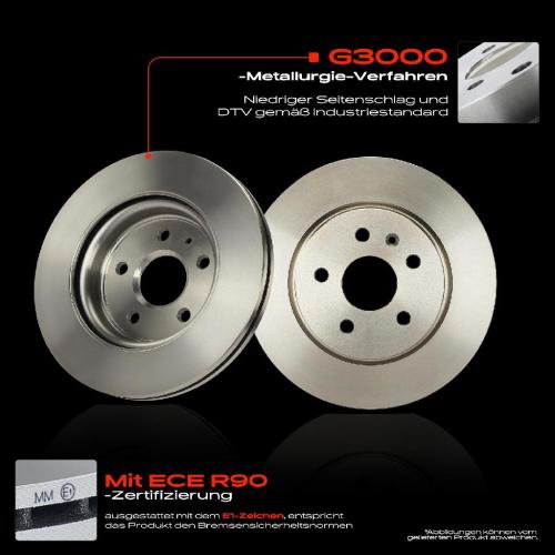 2x Bremsscheiben Hinterachse für Opel Insignia A Country Tourer Sports Stufenheck Saab 9-5 Bild 2x Bremsscheiben Hinterachse für Opel Insignia A Country Tourer Sports Stufenheck Saab 9-5