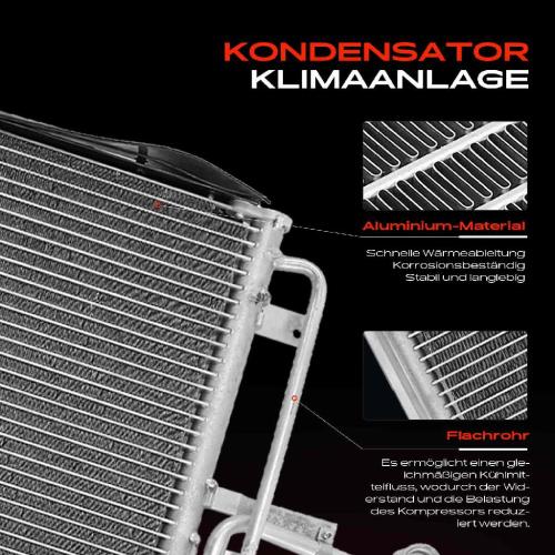 Frankberg 1x Kondensator Klimaanlage für Mercedes-Benz 124 C124 W124 S124 E-Klasse A124 Bild Frankberg 1x Kondensator Klimaanlage für Mercedes-Benz 124 C124 W124 S124 E-Klasse A124