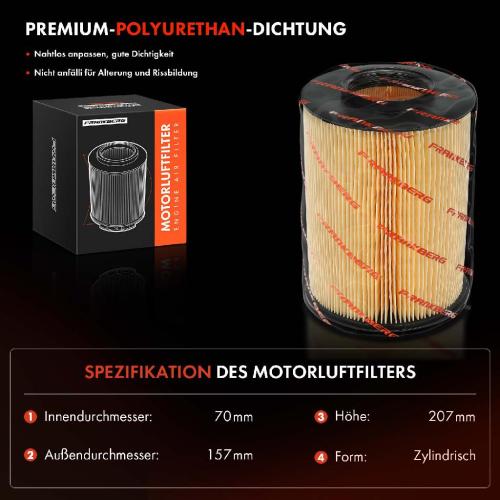 1x Luftfilter Filtereinsatz für Ford C-Max DM2 C-Max Van Focus C-Max DM2 Focus FordKuga I Bild 1x Luftfilter Filtereinsatz für Ford C-Max DM2 C-Max Van Focus C-Max DM2 Focus FordKuga I