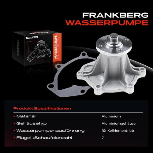 1x Wasserpumpe Kühlwasserpumpe für Toyota Land Cruiser 80 J8 4.5L 1992-1997 Bild 1x Wasserpumpe Kühlwasserpumpe für Toyota Land Cruiser 80 J8 4.5L 1992-1997