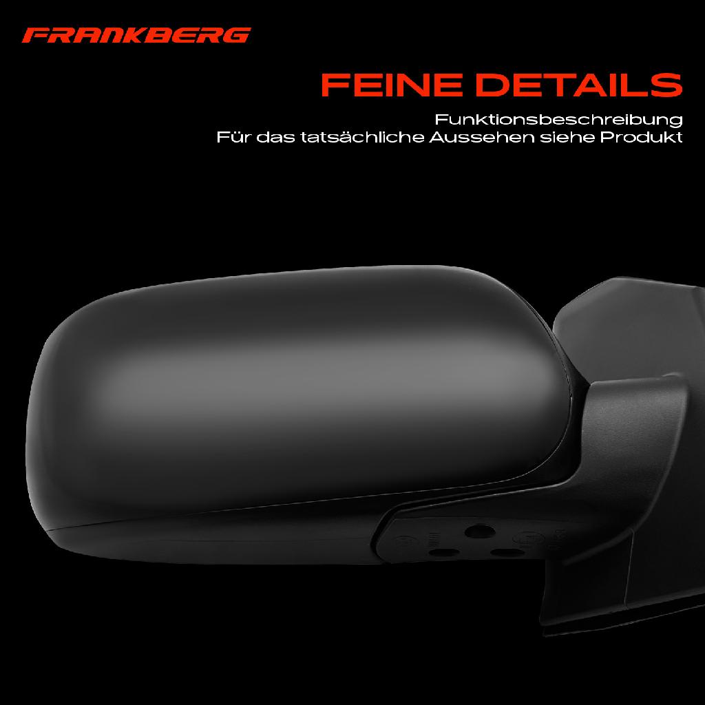 1x Außenspiegel Rechts für Toyota Corolla E12 1.4L 1.6L 1.8L 2.0L 1.3L 2001-2008