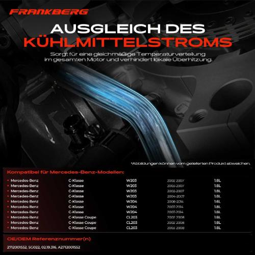 1x Kühlmittelrohrleitung Kühlmittelflansch für Mercedes-Benz W203 W204 CL203 S203 S204 C209 W211 Bild 1x Kühlmittelrohrleitung Kühlmittelflansch für Mercedes-Benz W203 W204 CL203 S203 S204 C209 W211