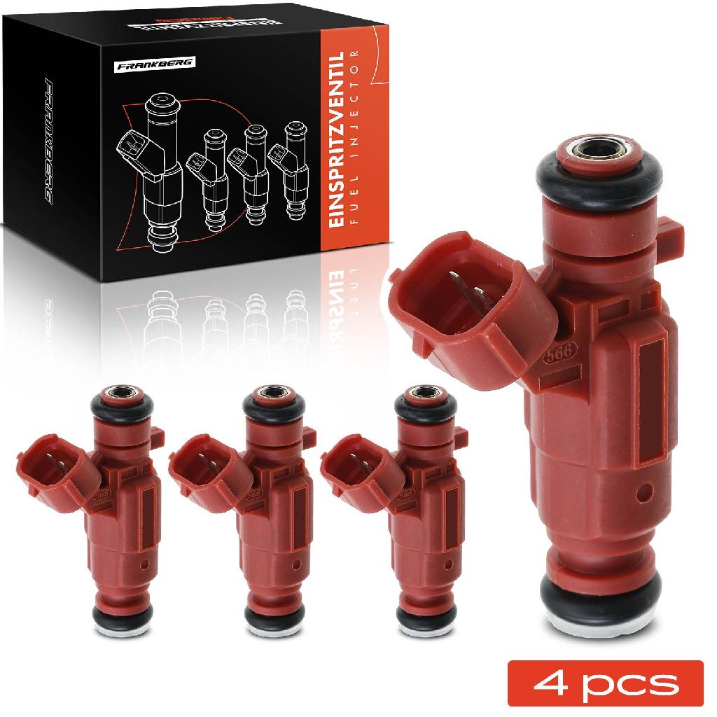 Frankberg 4x Einspritzventil Einspritzdüse für Nissan Almera II Primera 1996-2008
