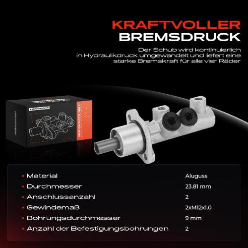 1x Hauptbremszylinder Bremszylinder für Audi A6 4A C4 Avant 4B5 1994-1998 Bild 1x Hauptbremszylinder Bremszylinder für Audi A6 4A C4 Avant 4B5 1994-1998