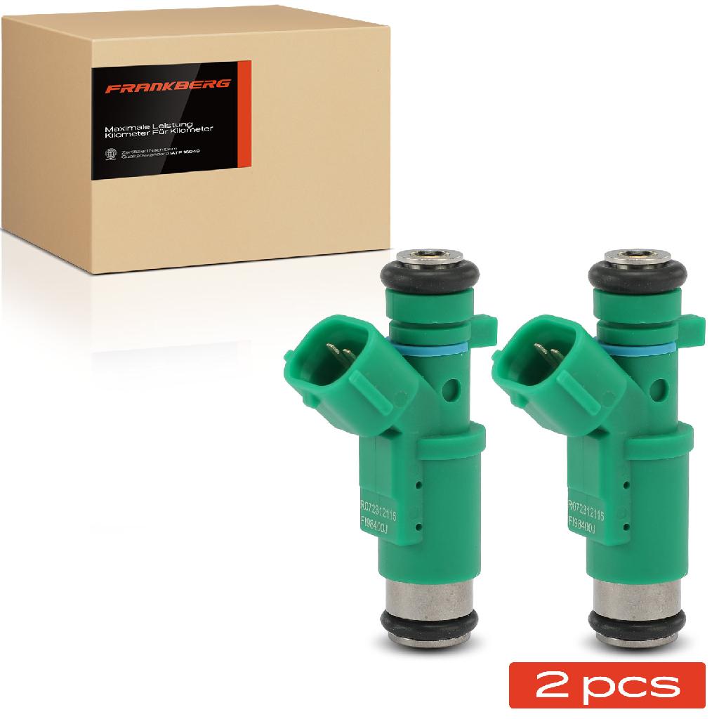 2x Einspritzventil Einspritzdüse für Citroën C2 C3 Peugeot 206 207 1.1L 1.4L