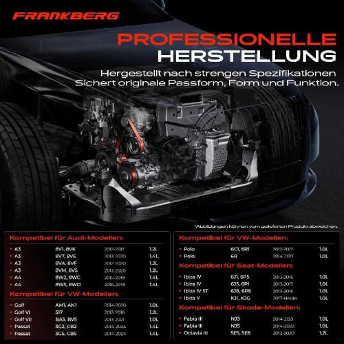 1x Umlenkrolle Führungsrolle für VW Golf Polo Audi A3 Skoda Fabia Seat Bild 1x Umlenkrolle Führungsrolle für VW Golf Polo Audi A3 Skoda Fabia Seat