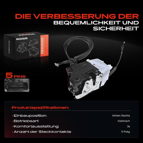 1x Türschloss Hinten Rechts für Hyundai Tucson TL TLE TLE 1.6L 1.7L 2.0L 2.4L 2016-2023 Bild 1x Türschloss Hinten Rechts für Hyundai Tucson TL TLE TLE 1.6L 1.7L 2.0L 2.4L 2016-2023