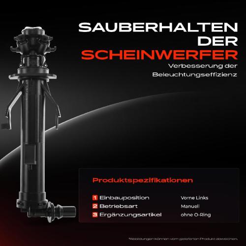 1x Scheinwerferreinigung Waschwasserdüse Vorne Links für VW Golf VII 5G1 BE1 BE2 BQ1 Bild 1x Scheinwerferreinigung Waschwasserdüse Vorne Links für VW Golf VII 5G1 BE1 BE2 BQ1