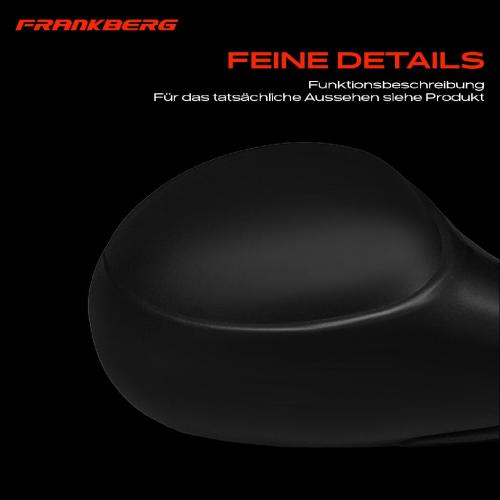 Frankberg 1x Außenspiegel Rechts für Peugeot 206 Schrägheck 2A/C SW 2E/K 1998-2003 Bild Frankberg 1x Außenspiegel Rechts für Peugeot 206 Schrägheck 2A/C SW 2E/K 1998-2003