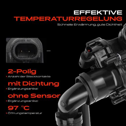 Frankberg 1x Thermostat Kühlmittel für Mercedes-Benz C-Klasse W205 Cabriolet A205 Bild Frankberg 1x Thermostat Kühlmittel für Mercedes-Benz C-Klasse W205 Cabriolet A205