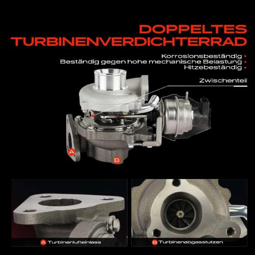 1x Abgasturbolader für Opel Astra J Caravan GTC Stufenheck Corsa D Meriva B MPV Mokka/Mokka X Bild 1x Abgasturbolader für Opel Astra J Caravan GTC Stufenheck Corsa D Meriva B MPV Mokka/Mokka X