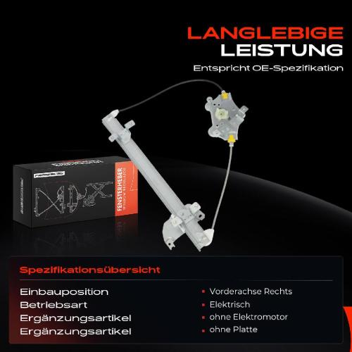 1x Fensterheber Vorne Rechts für Renault Twingo 2 CN0 ab 07 Bild 1x Fensterheber Vorne Rechts für Renault Twingo 2 CN0 ab 07