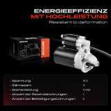 1x Anlasser Starter für Toyota Auris Avensis Liftback Station Wagon Celica Corolla Compact Kombi