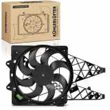 Frankberg 1x Motorkühller Einfachlüfter mit Kühlerlüfterrahmen Fiat Doblo Cargo 263 1.3L-2.0L