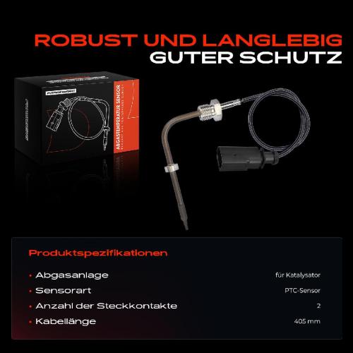 Frankberg 1x Abgastemperatursensor für Audi A4 Avant Allroad 8W2 8WC 8WH 8WJ Bild Frankberg 1x Abgastemperatursensor für Audi A4 Avant Allroad 8W2 8WC 8WH 8WJ
