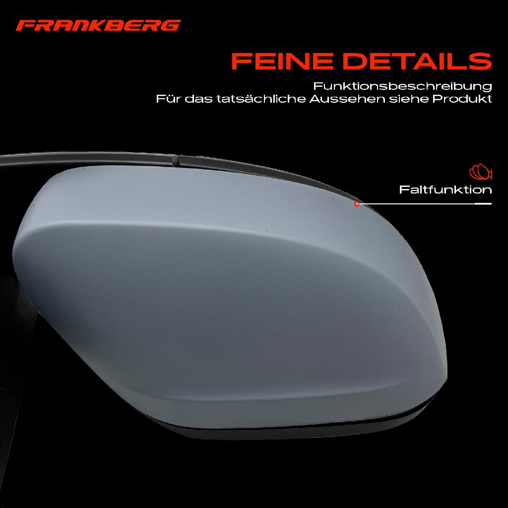 1x Außenspiegel Rechts für VW Caddy IV SA 1.0L 1.2L 1.4L 1.6L 2.0L Bj ab 2015