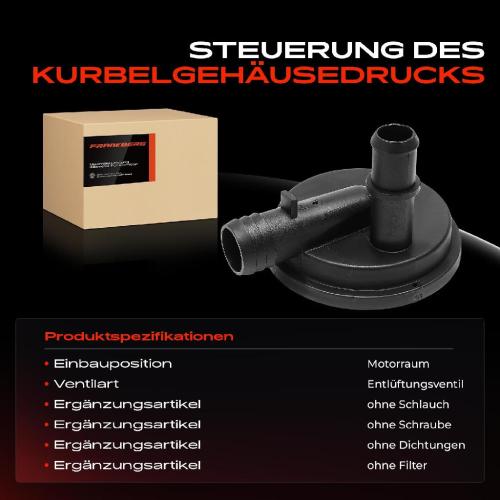 1x Ventil Kurbelgehäusentlüftung für VW Transporter V Touareg Multivan California Bild 1x Ventil Kurbelgehäusentlüftung für VW Transporter V Touareg Multivan California