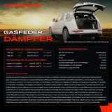 2x Gasfeder Dämpfer Heckklappe für Opel Agila A Suzuki Wagon R Schrägheck Bj ab 2000