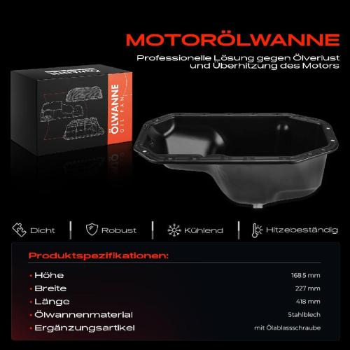 Frankberg 1x Ölwanne Motorölwanne für VW Polo Lupo Caddy II Seat Arosa Ibiza II Cordoba Inca Skoda Fabia I Bild Frankberg 1x Ölwanne Motorölwanne für VW Polo Lupo Caddy II Seat Arosa Ibiza II Cordoba Inca Skoda Fabia I