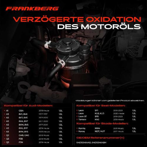 1x Ölabscheider Kurbelgehäuseentlüftung für VW Golf VIII CD1 Audi A3 Seat Skoda Bild 1x Ölabscheider Kurbelgehäuseentlüftung für VW Golf VIII CD1 Audi A3 Seat Skoda