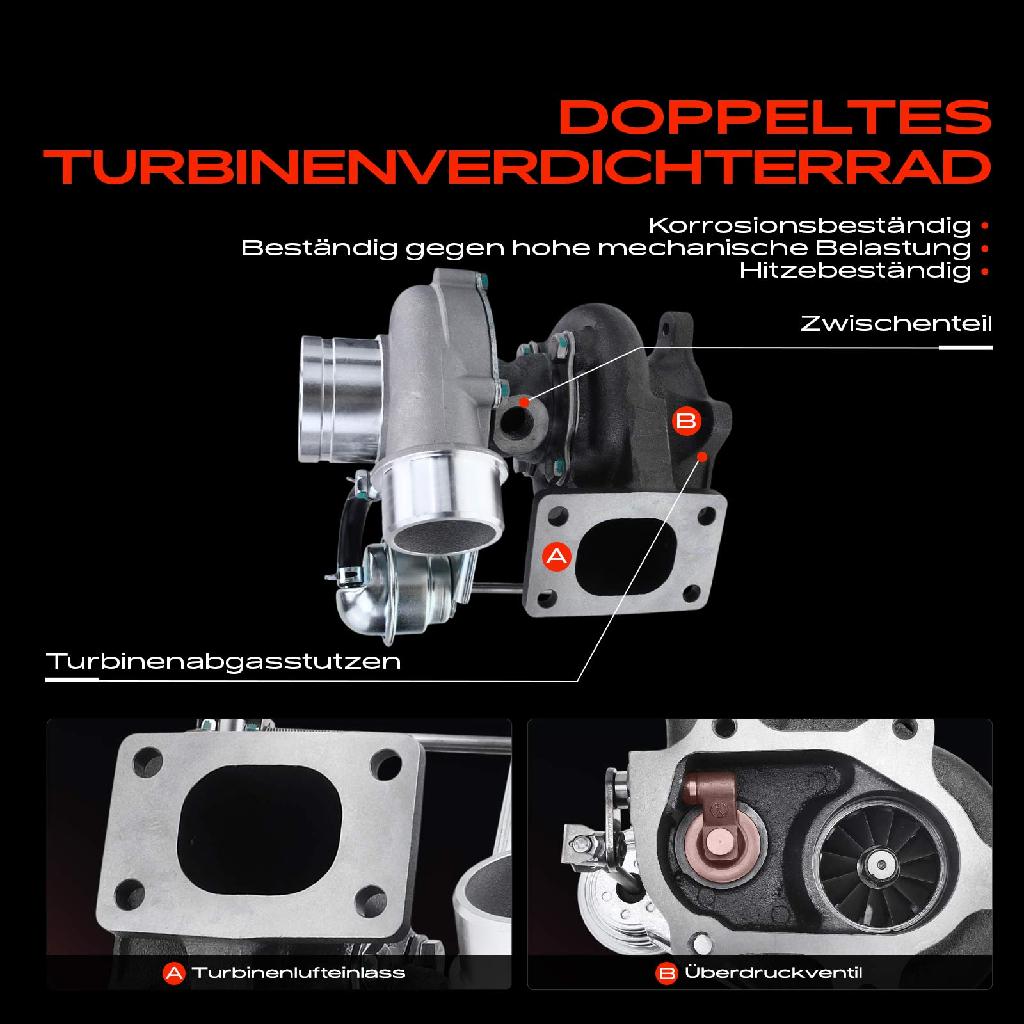 1x Abgasturbolader für Fiat Ducato Bus Kasten Pritsche/Fahrgestell Iveco Daily II II II Kipper