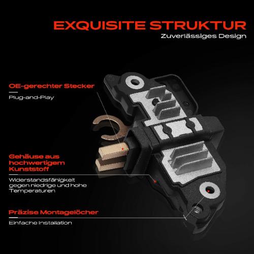 1x Lichtmaschinenregler Generatorregler für Volvo C70 I Cabriolet S40 I S60 I S70 Bild 1x Lichtmaschinenregler Generatorregler für Volvo C70 I Cabriolet S40 I S60 I S70