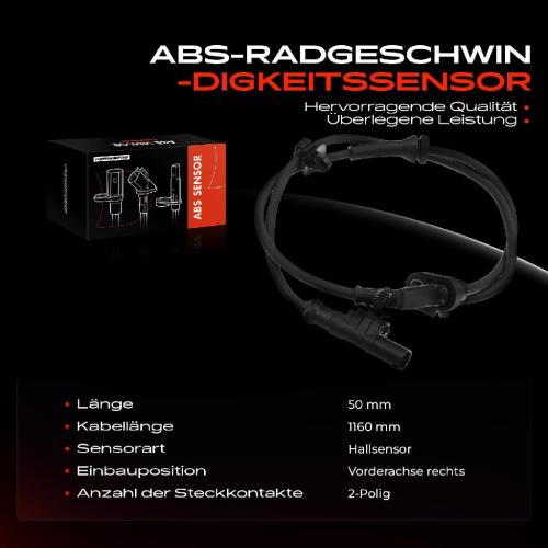 Frankberg 1x ABS Sensor Vorderachse rechts für Daihatsu Charade VIII Toyota Yaris 1.3L 1.0L 1.4L 2006-2013 Bild Frankberg 1x ABS Sensor Vorderachse rechts für Daihatsu Charade VIII Toyota Yaris 1.3L 1.0L 1.4L 2006-2013