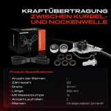1x Zahnriemensatz Zahnriemen Wasserpumpe für VW Passat 3B2 Audi A4 8D2 A6 4B2 4B5