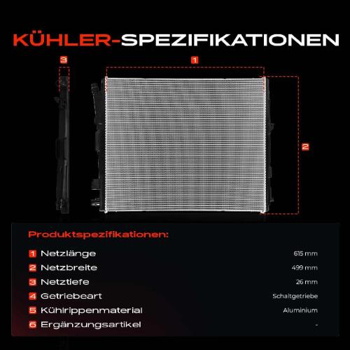 Frankberg 1x Kühler Wasserkühler Motorkühler für BMW 2 Coupe 3er G20 G21 4 IX Z4 i4 G26 Bild Frankberg 1x Kühler Wasserkühler Motorkühler für BMW 2 Coupe 3er G20 G21 4 IX Z4 i4 G26
