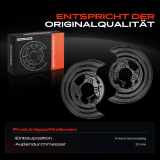 2x Ankerblech Bremsscheibe Hinterachse Beidseitig für Mercedes-Benz Sprinter 3 5-T B906