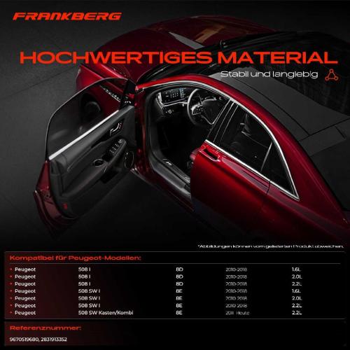2x Türfeststeller Türfangband Türstopper für Peugeot 508 I SW Kasten/Kombi 8D 8E Bild 2x Türfeststeller Türfangband Türstopper für Peugeot 508 I SW Kasten/Kombi 8D 8E