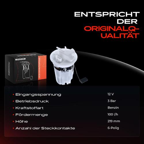 1x Kraftstoffpumpe für Ford Fiesta VI CB1 CCN Fiesta VI Van 1.2L 1.4L 1.6L 2012-2017 Bild 1x Kraftstoffpumpe für Ford Fiesta VI CB1 CCN Fiesta VI Van 1.2L 1.4L 1.6L 2012-2017