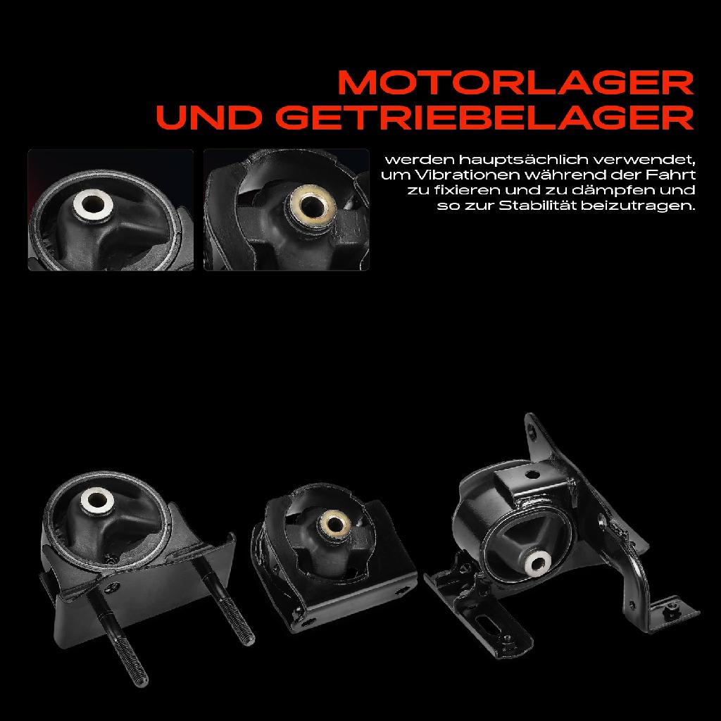 2x Motorlager Getriebelagerlager Links für Toyota RAV 4 II A2 2.0L