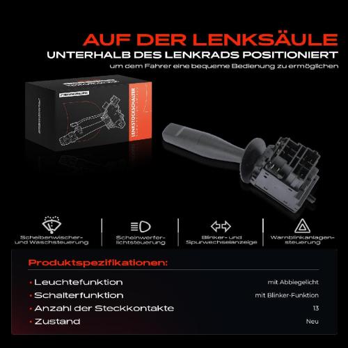 1x Kombischalter Lenkstockschalter für Citroën Jumpy ZX Fiat Scudo Peugeot Expert Bild 1x Kombischalter Lenkstockschalter für Citroën Jumpy ZX Fiat Scudo Peugeot Expert