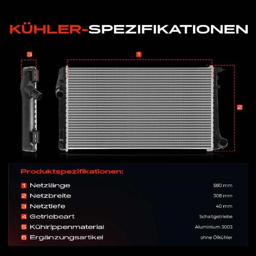1x Kühler Wasserkühler Motorkühler für Lancia Musa 1.6L Fiat Idea 1.2L Bild 1x Kühler Wasserkühler Motorkühler für Lancia Musa 1.6L Fiat Idea 1.2L