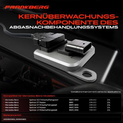 1x Nox Sensor Nitrogen Oxide Lamdasonde Katalysator für Mercedes-Benz Sprinter 3-T 3,5-T 4-T B910 Bild 1x Nox Sensor Nitrogen Oxide Lamdasonde Katalysator für Mercedes-Benz Sprinter 3-T 3,5-T 4-T B910