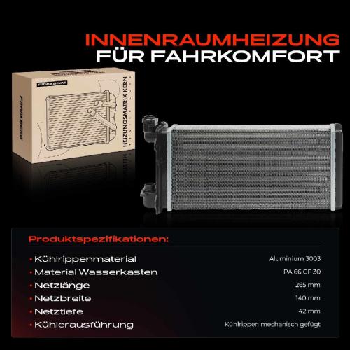 1x Wärmetauscher Innenraumheizung für BMW E30 315-325 1982-1994 1.6L-2.7L Bild 1x Wärmetauscher Innenraumheizung für BMW E30 315-325 1982-1994 1.6L-2.7L