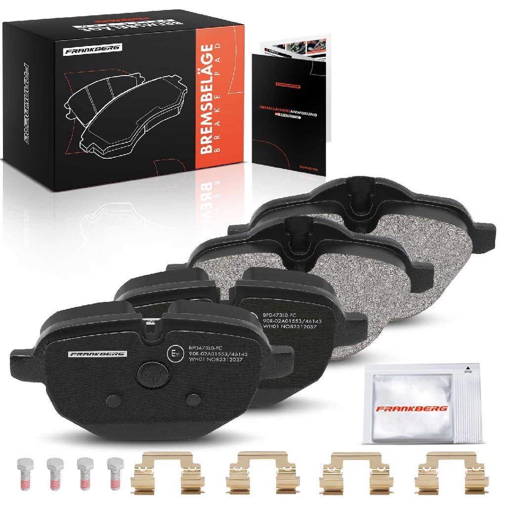 4x Bremsbeläge Hinterachse für BMW F10 F90 G30 F11 G31 G32 G11 G12 I12 I15 4.4L 1.5L 2009-2025