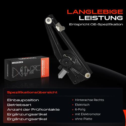 1x Fensterheber Hinten Rechts für Land Rover Range Rover 10-12 Bild 1x Fensterheber Hinten Rechts für Land Rover Range Rover 10-12